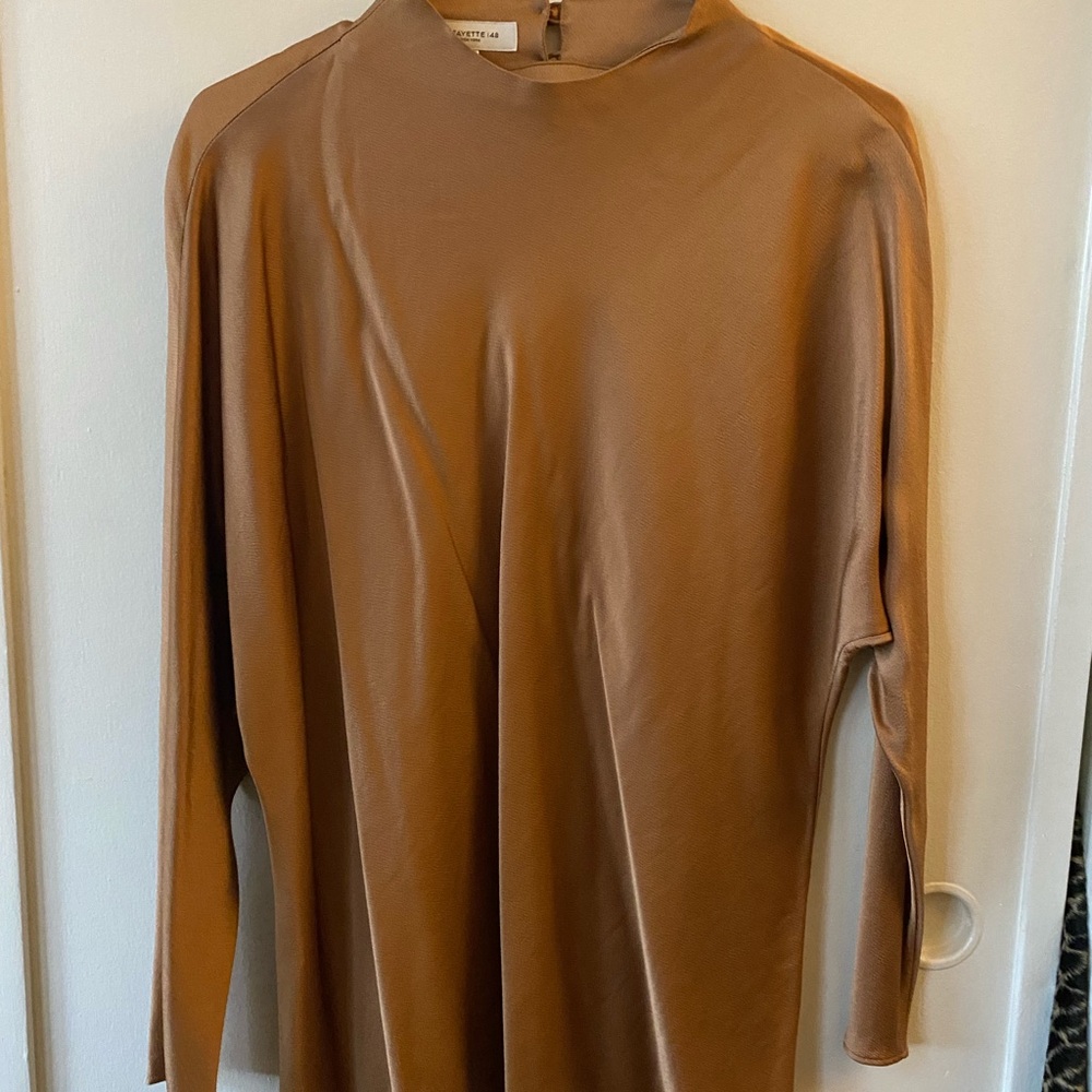 Lafayette 148 golden brown long sleeve M